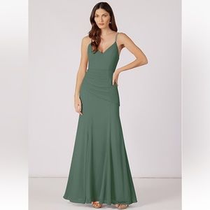 Azazie bridesmaid dress Eucalyptus size A0